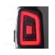 carDNA LAMPY TYLNE LED VW TRANSPORTER T5 03-14 CZARNE / CZERWONE / DYMIONE Z DYNAMICZNYM KIERUNKOWSKAZEM LED