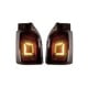carDNA LAMPY TYLNE LED VW TRANSPORTER T5 03-14 CZARNE / DYMIONE Z DYNAMICZNYM KIERUNKOWSKAZEM LED