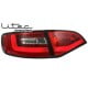 LAMPY TYLNE LED LITEC AUDI A4 B8 (8K) AVANT CZERWONE / PRZEŹROCZYSTE