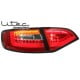 LAMPY TYLNE LED LITEC AUDI A4 B8 (8K) AVANT CZERWONE / PRZEŹROCZYSTE