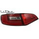 LAMPY TYLNE LED LITEC AUDI A4 B8 (8K) AVANT CZERWONE / PRZEŹROCZYSTE