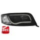 D-LITE EVO REFLEKTORY AUDI A6 4B 01-04 Z ŚWIATŁAMI DO JAZDY DZIENNEJ CZARNE