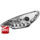 DLITE REFLEKTORY PEUGEOT 206 98-07 CHROM