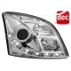 D-LITE REFLEKTORY OPEL VECTRA C 02-08/05 Z ŚWIATŁAMI DO JAZDY DZIENNEJ CHROM