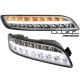 KIERUNKOWSKAZY LED LITEC Z ŚWIATŁEM POZYCYJNYM PORSCHE 997 CHROM
