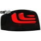 Lampy Tylne CARDNA LED AUDI A3 8P 03-09 CZARNE/DYMIONE