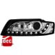 DAYLINE REFLEKTORY AUDI A4 8E 01-04 CZARNE XENON