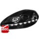 DAYLINE REFLEKTORY FIAT GRANDE PUNTO 05-08 CZARNE