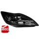 DAYLINE REFLEKTORY FORD FOCUS 08-11 CZARNE