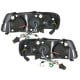 REFLEKTORY TUNINGOWE ZESTAW AUDI A3 8L CZARNE