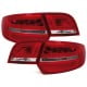 ZESTAW LAMP TUNINGOWYCH AUDI A3 SPORTBACK CZERWONE / PRZEŹROCZYSTE
