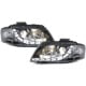 DRL REFLEKTORY TUNINGOWE ZESTAW AUDI A3 8P CZARNE