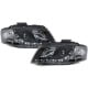 DRL REFLEKTORY TUNINGOWE ZESTAW AUDI A3 8P CZARNE