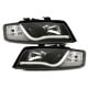 REFLEKTORY AUDI A4 B6 00-04 CZARNE LIGHTBAR