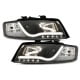 REFLEKTORY AUDI A4 B6 00-04 CZARNE LIGHTBAR
