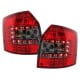 LAMPY TYLNE LED AUDI A4 8E AVANT 00-04 CZERWONE / DYMIONE