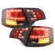 LAMPY TYLNE LED AUDI AVANT B7 04-08 CZARNE / PRZEŹROCZYSTE
