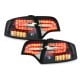 LAMPY TYLNE LED AUDI A4 SEDAN B7 04-07 CZARNE / PRZEŹROCZYSTE