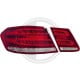 LAMPY TYLNE LED MERCEDES BENZ E W212 SEDAN 13-16 CZERWONE / PRZEŹROCZYSTE DYNAMICZNY KIERUNKOWSKAZ LED