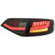LAMPY TYLNE LED AUDI A4 B8 8K SEDAN 07+ CZARNE / DYMIONE