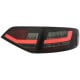 LAMPY TYLNE LED AUDI A4 B8 8K SEDAN 07+ CZARNE / DYMIONE