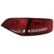 LAMPY TYLNE LED AUDI A4 B8 8K SEDAN 07+ CZERWONE / PRZEŹROCZYSTE