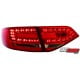 LAMPY TYLNE LED AUDI A4 B8 8K SEDAN 07+ CZERWONE/PRZEŹROCZYSTE