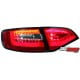 LAMPY TYLNE LED LITEC AUDI A4 B8 (8K) AVANT CZERWONE/PRZEŹROCZYSTE