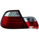 LAMPY TYLNE LED BMW E46 COUPÉ 98-03 CZERWONE/PRZEŹROCZYSTE