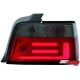 LAMPY TYLNE LED BMW E36 SEDAN 92-98 CZERWONE / DYMIONE
