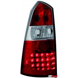 LAMPY TYLNE LED FORD FOCUS TURNIER 99-05 CZERWONE/PRZEŹROCZYSTE