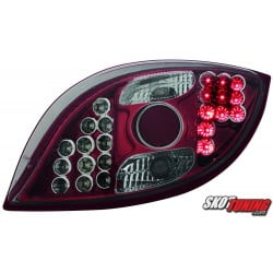 LAMPY TYLNE LED FORD KA 96-08 CZERWONE/PRZEŹROCZYSTE