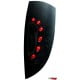 LAMPY TYLNE LED FORD FOCUS 98-04 CZARNE / DYMIONE