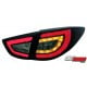 LAMPY TYLNE LED HYUNDAI TUCSON / IX35 09+ CZARNE / DYMIONE