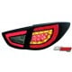 LAMPY TYLNE LED HYUNDAI TUCSON / IX35 09+ CZARNE / DYMIONE