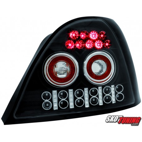 LAMPY TYLNE LED ROVER 200 95-00 CZARNE