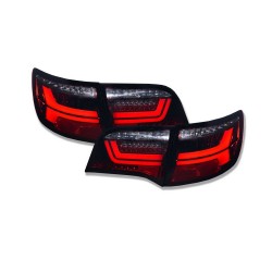 LAMPY TYLNE LED AUDI A6 4F C6 KOMBI 04-11 CZERWONE / DYMIONE DYNAMICZNY KIERUNKOWSKAZ