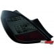 LAMPY TYLNE LED OPEL CORSA D 06-10 5D CZARNE / DYMIONE