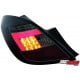 LAMPY TYLNE LED OPEL CORSA D 06-10 5D CZARNE / DYMIONE