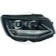 LAMPY PRZEDNIE REFLEKTORY DRL VW T6 15+ CZARNE
