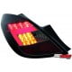 LAMPY TYLNE LED OPEL CORSA D 06-10 5D CZARNE / DYMIONE