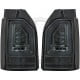 LAMPY TYLNE LED VW TRANSPORTER T6 2015+ CZARNE / DYMIONE Z KIERUNKOWSKAZEM LED