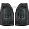 LAMPY TYLNE LED VW TRANSPORTER T6 2015+ CZARNE / DYMIONE Z KIERUNKOWSKAZEM LED