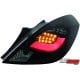 LAMPY TYLNE LED OPEL CORSA D 06-08 3D CZARNE / DYMIONE