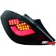 LAMPY TYLNE LED OPEL CORSA D 06-08 3D CZARNE / DYMIONE