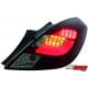 LAMPY TYLNE LED OPEL CORSA D 06-08 3D CZERWONE / DYMIONE