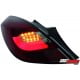 LAMPY TYLNE LED OPEL CORSA D 06-08 3D CZERWONE / DYMIONE