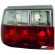 LAMPY TYLNE OPEL ASTRA F 91-97 CZERWONE/PRZEŹROCZYSTE