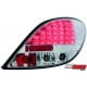 LAMPY TYLNE LED PEUGEOT 207 06+ PRZEŹROCZYSTE
