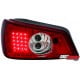 LAMPY TYLNE LED PEUGEOT 306 92-96 CZERWONE/PRZEŹROCZYSTE